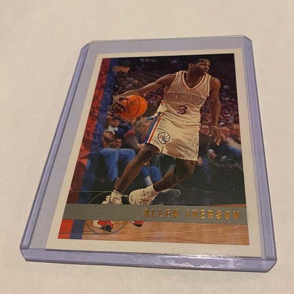 Allen Iverson 1997 Topps Basketball Card # 54 Vintage Collectible - Picture 1 of 3